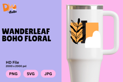 Wanderleaf Boho Floral Monogram Product Image 1