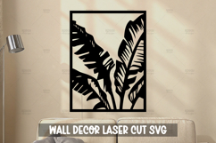 Floral Wall Art SVG | Laser Cut Decor Template Product Image 1