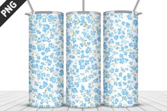 Flowers Tumbler Wrap | Sublimation Design | Tumbler PNG Product Image 1