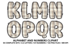 Lovely Baby Shower Alphabet &amp; Numbers Clipart PNG 300 DPI Product Image 3