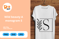 Wild Beauty Monogram Floral Product Image 1