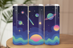 Festive Happy New Year Tumbler Wrap 2026: 20oz Skinny Tumble Product Image 1