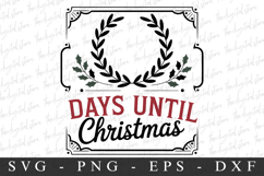Days Until Christmas Svg | Christmas svg Product Image 1