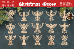 Christmas Decorations laser SVG PNG| 55 Designs Product Image 2