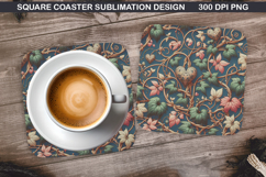 Valentine Coaster Sublimation, Valentine Coaster PNG Design Product Image 1