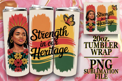 GENTLE SPIRITS 20oz TUMBLER WRAP, Juneteenth Product Image 1