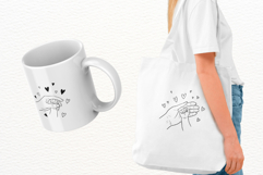 Mothers And Baby Hand Clipart Product Image 3