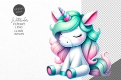 Fantasy clipart, Unicorn clipart, Nursery clipart Product Image 1