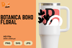 Botanica Boho Floral Monogram Product Image 1