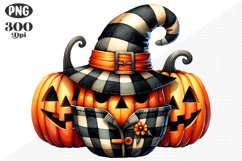 Halloween Pumpkins Sublimation - Clipart PNG Design Product Image 1