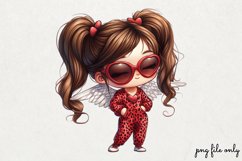 Lazy Sassy Angle for Valentine Clipart PNG Product Image 1