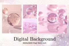 Water Bubbles Background Rainbow Water Drop Wallpaper Product Image 1