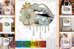 Fun TOTE BAG Gift Ideas, Dripping Lips Product Image 1