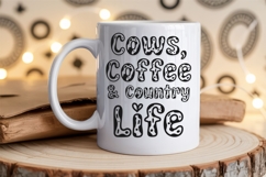 Simple Cow Font | Cute Cow Font with Farm Animals Product Image 9