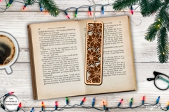Winter Bookmark Laser Cut | Glowforge | SVG Product Image 1