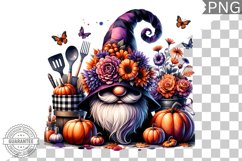 Halloween Kitchen Gnome Sublimation - Clipart PNG Design Product Image 1