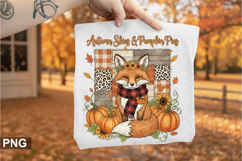 Autumn Skies &amp; Pumpkin Sublimation - Halloween PNG Design Product Image 1