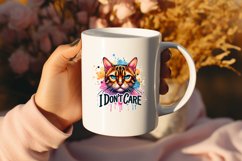 Funny Cat Sarcastic Quote Clipart Sublimation #19 Product Image 2