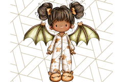 Halloween Fairy Clipart PNG, Spooky Cute Character Art Product Image 3