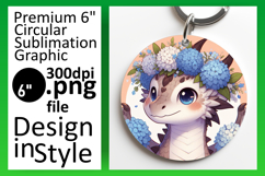 Cute Round Design for Car Coasters , Dragon Product Image 1