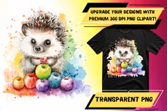 Joyful Watercolor Wildlife Sublimation Elements - Happy PNG Product Image 1