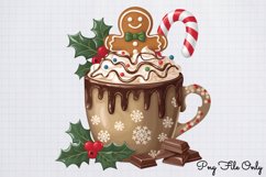 Gingerbread Man Clipart PNG Product Image 1