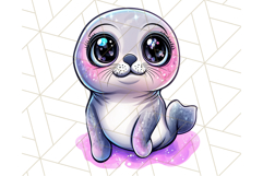 Arctic Animals Kawaii Clipart PNG, Cute Polar Creatures Art Product Image 3