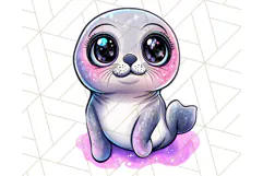 Arctic Animals Kawaii Clipart PNG, Cute Polar Creatures Art Product Image 3