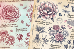 Summer Peony Junk Journal Pages Product Image 4