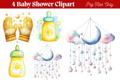 Baby Shower Clipart PNG Product Image 1
