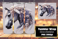 Unique Gift: 20oz Tumbler Design , Horse Product Image 1