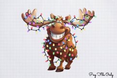 Funny Christmas Animals Clipart PNG Product Image 1