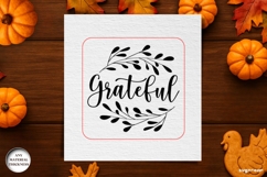 Thanksgiving Coaster Laser Cut | Drink Coaster | SVG Product Image 2