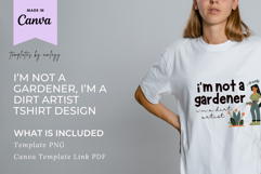 I&#039;m Not a Gardener I&#039;m a Dirt Artist | Funny Gardening Product Image 4