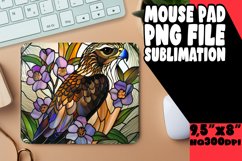 Sublimation Mouse Pad Design with Vibrant Stained Glass Product Image 1