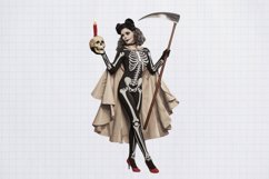 Vintage Witch Halloween Sublimation PNG Product Image 1