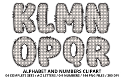 Japanese Alphabet &amp; Numbers Clipart PNG 300 DPI Product Image 3