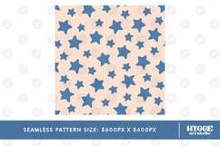 American 4th of July Patriotic Stars Seamless Pattern Bundle Product Image 7