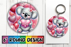 Whimsical Round Designs for Gifts PNG, Valentines Product Image 1