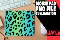 Colorful Glitter Mouse Pad Design Designs with Leopard PNG Product Image 1