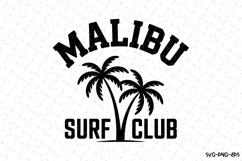 Malibu Surf Club svg | Summer Svg | Svg Cut Files Product Image 1