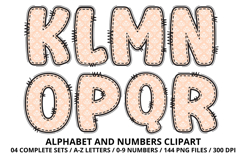 Garden Nature Beauty Alphabet PNG Letters &amp; Numbers 300DPI Product Image 3