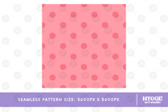 Coquette Easter Polka Dot Seamless Pattern Surface PNG DTF Product Image 2