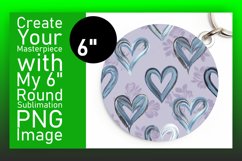Bright Circle Design for Sublimation , Heart Product Image 1