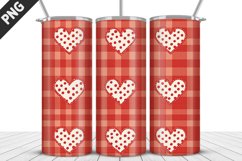 Lovely Hearts Tumbler Design | Valentine&#039;s Day Tumbler Wrap Product Image 1