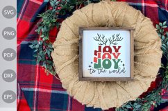 Christmas Quote SVG / Joy To The World SVG Design Product Image 2