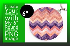 Colorful Sparkly Stripes Round Design Product Image 1