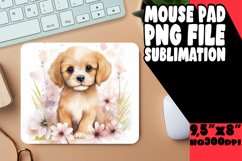 Watercolor Springtime Pet Mouse Pad Product Image 1