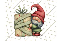 Christmas Gnome Clipart, Holiday Gnomes PNG Illustrations Product Image 3