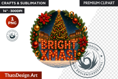 Christmas Greetings clipart PNG, Holiday Quotes wishes Product Image 1